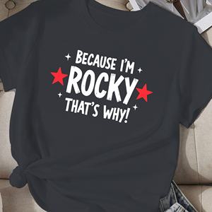 ดาวเพราะฉันร๊อคกี้นั่นเป็นเหตุผลว่าทำไมเสื้อยืดผู้หญิงถึงใส่สบาย - Product Image 2