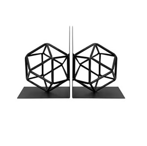 Durable Metal Bookends Strong Book Holder Non Slip Book Stopper <b>Office</b> Desk <b>Shelf</b> Organizer - Product Image 2