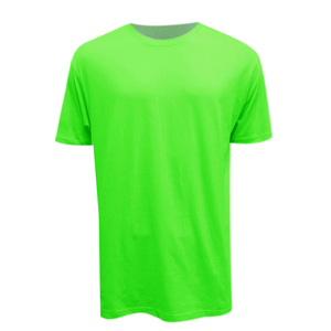 T-shirt à manches courtes pour homme, noir uni, 100% coton, col rond, coupe classique, tissu jersey tricoté, couleur unie - Product Image 5