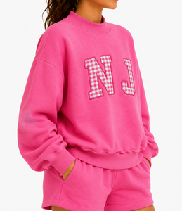 Sudadera Casual Personalizada para Mujer, Cuello Redondo, Mezcla de Algodón, Tejido Suave, Estilo Moderno, Fabricante OEM - Product Image 3