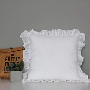 Funda de Almohada de Lino con Logotipo Personalizado de Fábrica, Adecuada para Fundas de Almohada de Sala de Estar - Product Image 2
