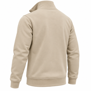 Custom Men Quarter Zip Sweatshirt Half Zip Pullover Stand Collar Fleece Sweatshirt Plain Custom Men's Casual Track Top <b>Jumper</b> - Product Image 6