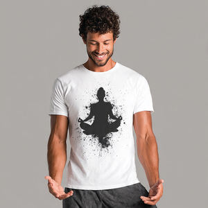 Camisetas Deportivas para Hombre, de Yoga, Ajustadas, de Secado Rápido, Transpirables, 100% Poliéster, Estilo Urbano, para Entrenamiento Atlético - Product Image 6