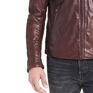 Veste marron personnalisée à logo très vendue pour hommes, veste en cuir vintage pour hommes, veste d'extérieur, veste d'hiver de haute qualité, respirante - Product Image 6