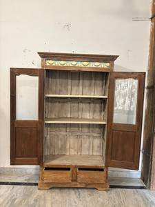 Mueble Almirah Moderno de Madera Maciza Estilo Antiguo Personalizado para Hogar, Comedor, Apartamento, Hospital - Incluye Vidrio - para Uso en Dormitorio y Sala de Estar - Product Image 5