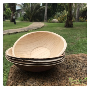 STOCK LIMITÉ! Bols en feuille de palmier Areca fabriqués à la main-Écologique et parfait pour les événements en plein air! - Product Image 4