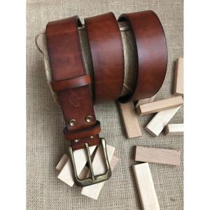 Ceinture en cuir véritable sur mesure pour homme – Idéale pour les occasions formelles, mariages et anniversaires – Cadeau de luxe très prisé - Product Image 6