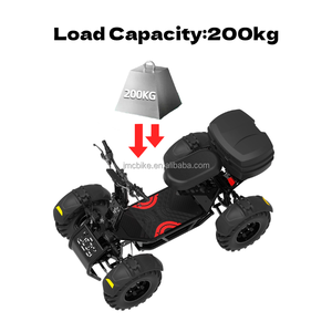 Certifié CE 60V 50Ah 8000W Scooter électrique 21 pouces 4 roues double suspension puissant <span class=keywords><strong>10000W</strong></span> adultes tout-terrain - Product Image 4