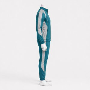 Chándal con cremallera para hombre, fabricado con material ligero, ajuste cómodo y estilo elegante para días activos, viajes al aire libre y uso casual. - Product Image 2