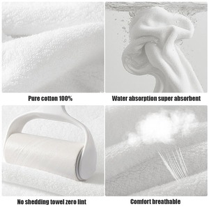 Toalla de Baño de Felpa 100% Algodón, Suave, Altamente Absorbente, de Secado Rápido, Toalla de Baño de Lujo para el Hogar, Hotel, Spa, Gimnasio, Salón - Product Image 6
