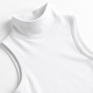 Vente en gros de pulls sans manches à col roulé pour femmes - Fabricant OEM et fournisseur direct d'usine - Product Image 4
