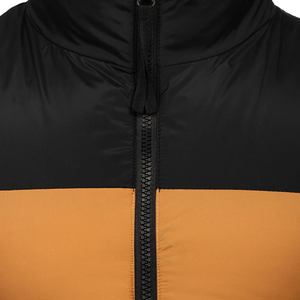 Men Winter Waterproof Cotton Puffer <b>Vest</b> Zipper Stand Collar <b>Padded</b> Sleeveless Jacket High Quality for Casual Outdoor Use - Product Image 2
