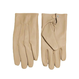 Gants en cuir véritable classiques à points de couture et boutons-pression, durables, de haute qualité, respirants, personnalisables - Product Image 3