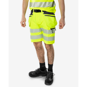 Shorts de sécurité haute visibilité pour hommes les plus vendus, shorts de travail cargo haute visibilité, shorts de sécurité de bonne qualité avec bande réfléchissante - Product Image 1