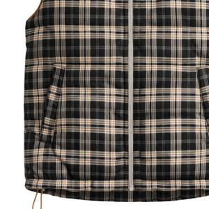 เสื้อกั๊กผู้หญิงแบบกลับด้านได้ ผ้าควิลท์ ลายสก็อต มีซิปด้านหน้า อุ่นสบาย เหมาะสำหรับใส่ลำลองหรือทำกิจกรรมกลางแจ้ง - Product Image 5