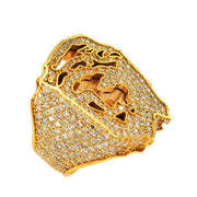 Vente en gros de bagues de fiançailles en or 10K 14K 18K avec diamants en moissanite VVS pour femmes, argent 925, certifiées IGI, bague de mariage classique, bijoux - Product Image 4