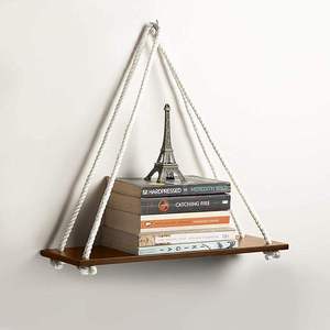 Hot Sale Industrial Style <b>Wall</b> Mounted Shelf <b>Unit</b> with Solid Wood Boards and Iron <b>Brackets</b> <b>for</b> Home Available <b>For</b> Sale - Product Image 3
