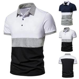 Camiseta Polo de Manga Corta para Hombre al por Mayor, con Logotipo Personalizado, Bordado, Impresión en Pantalla, Transpirable, de Algodón, con Patrón Tejido en 3D para Verano - Product Image 5
