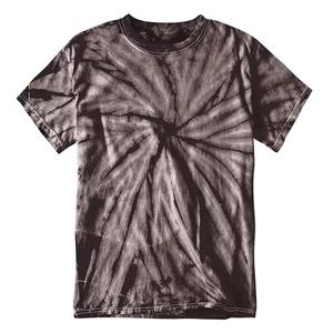 T-shirt unisexe personnalisé OEM tie-dye 100 % coton, style formel, col roulé, manches courtes, respirant, tissu tricoté écologique - Product Image 6