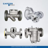 Vanne de purge de vapeur haute performance Carter en fonte WCB/A105, acier inoxydable 304/316L, joint souple PTFE/FKM, joint rigide en alliage, bride RF