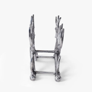 Support à vin moderne en aluminium, motif bois de cerf, réutilisable, léger, portable, durable, capacité 2 bouteilles, résistant à la rouille, pour fêtes - Product Image 4