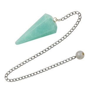 <b>Top</b> Selling Amazonite <b>Crystal</b> Pendulum Conical Shape Polished Beautiful Dowsing Tool Energy Healing Wholesale Perfect Gift - Product Image 6