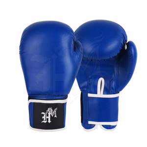 Genuine Leather Boxing Gloves-Moisture Wicking Adjustable Wrist Strap Hook & Loop Closure Customizable Color & Size - Product Image 4
