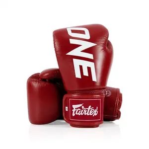 Best-seller Gants de boxe Fairtex en cuir de qualité supérieure pour entraînement professionnel Vente en gros Gants d'entraînement personnalisés MMA Muay Thai