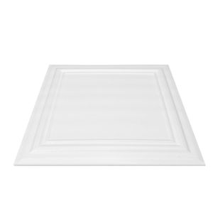 Confezione da 48 Piastrelle per Soffitto in Polistirolo Premium 20x20 Pollici, Facili da Installare/Tagliare, in Plastica da Incollare, Certificate CEI - Product Image 1