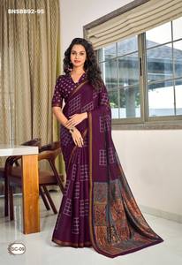 Best Fabric New Variety Premium Collection Cotton Silk with Printed Design <b>Saree</b> & <b>Blouse</b> Collection Worldwide Supplier - Product Image 2