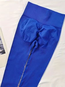 Leggings pour femmes en gros, logo personnalisé, yoga, gym, fitness, vêtements de sport, taille haute, compression, séchage rapide, respirant, tricoté, approvisionnement en vrac - Product Image 5