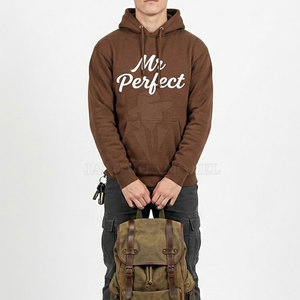 Nueva llegada: Sudaderas con capucha de algodón mezclado con estampado puff para hombre y mujer, diseño con bolsillo. - Product Image 4