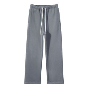 Top trending lightweight 100% cotton men's pants with plain dyed knitted <b>trousers</b> and sweatpants for men wholesale rate - Product Image 6