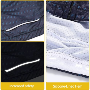 Maillots de cyclisme unisexes imprimés tendance, fermeture éclair intégrale, 100 % polyester, qualité supérieure, séchage rapide, respirant - Product Image 6