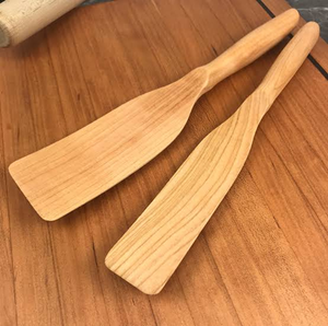 Cuillère spatule en bois naturel très vendue pour la cuisine, la maison et l'hôtellerie – Ustensiles de cuisine en bois en promotion - Product Image 3