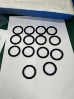 Joint d'étanchéité industriel en caoutchouc silicone moulé sur mesure REDECO, résistant aux hautes températures, OEM ODM, noir, directement de l'usine