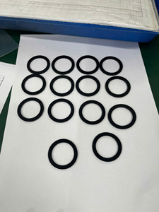 REDECO Factory Direct Molded <b>Silicone</b> Rubber <b>Gasket</b> Custom Industrial Sealing Ring High Temperature Resistant OEM ODM Black - Product Image 4