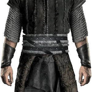 Nouvelle Arrivée Ceinture Guerrier Professionnelle en Cuir Pleine Fleur Faite à la Main avec Fourrure, Séchage Rapide et Ajustable - Product Image 1