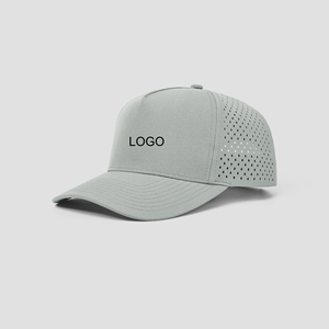 Casquettes perforées personnalisées avec logo PVC, casquettes de golf de haute qualité, logo brodé personnalisé, casquettes de golf ajustables pour l'extérieur, prix d'usine - Product Image 1