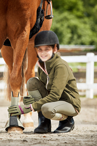 Factory Direct High Quality Custom Made 100% Leather Horse Riding <b>Gloves</b> Hot Selling Printed - Product Image 6