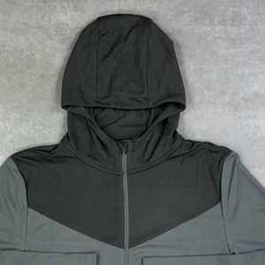 Chaqueta con Capucha Ajustada de Poliéster para Hombre de Alta Calidad, Traje Casual Impermeable, Ligero, Transpirable y de Secado Rápido - Product Image 2