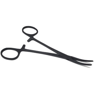 Pinces hémostatiques Kelly de qualité supérieure, entièrement personnalisées, couleur noire, à mâchoires courbées, nouvel équipement chirurgical pour fournisseurs médicaux - Product Image 1