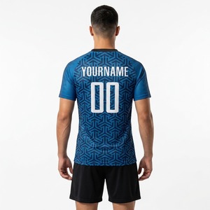 Maillot de football athlétique personnalisé 100% polyester à séchage rapide, sublimé, respirant, antibactérien, unisexe, pour entraînement d'équipe - Product Image 4
