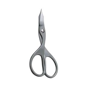 กรรไกรตัดขนจมูกด้ามพลาสติกสีชมพู ปลายโค้งมน ปลอดภัย ทำจากสแตนเลส เครื่องตัดขนบนใบหน้า อุปกรณ์ดูแลส่วนบุคคลสำหรับผู้หญิง - Product Image 5