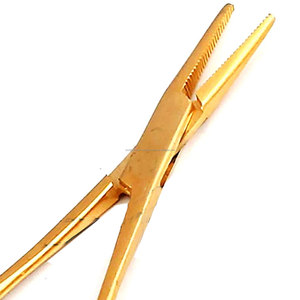 กรรไกรผ่าตัดเคลือบทองคำ ยี่ห้อ WORLD PRECISION SURGICAL ปลายตรง พร้อมที่หนีบห้ามเลือดแบบใช้มือ ชุดเครื่องมือผ่าตัดกระดูกและข้อ ได้รับมาตรฐาน CE - Product Image 3