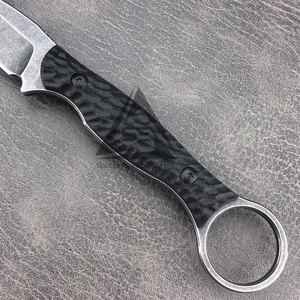 Cuchillos de Hoja Fija de Nuevo Estilo con Hoja de Acero Inoxidable y Mango de Madera con Agarre Antideslizante, Personalizables OEM - Product Image 6
