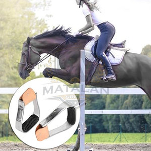 Soporte para Pies de Montura, Material Resistente, Colocación Cómoda, Equipo Ecuestre, Estribos para Montar a Caballo - Product Image 3
