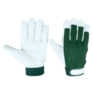 Gants de travail robustes en cuir de vachette de qualité A, respirants, pour la construction et les travaux en extérieur, protection des mains - Product Image 3