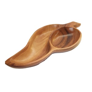 Top Trending Wooden Handmade Durable Quality Serving <b>Trays</b> Wooden Dips & <b>Chips</b> <b>Tray</b> Classical Serving <b>Tray</b> Custom Size Design - Product Image 5