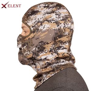 Vente en gros Cagoule intégrale d'extérieur avec logo brodé pour le sport, la chasse et la pêche Couvre-chef avec écharpe de camouflage - Product Image 4